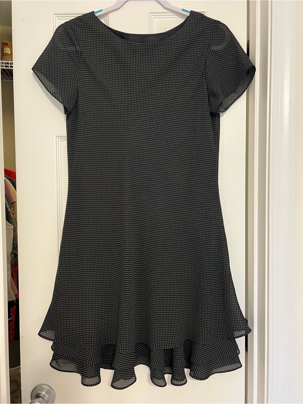 All that Jazz Black and White Polka Dot Midi Dress